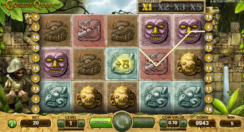 Gonzo's Quest slots demo